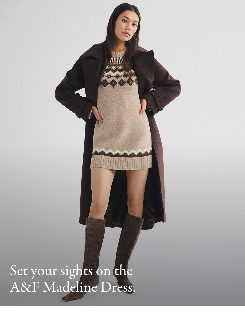 Set your sights on the A&F Madeline Dress.