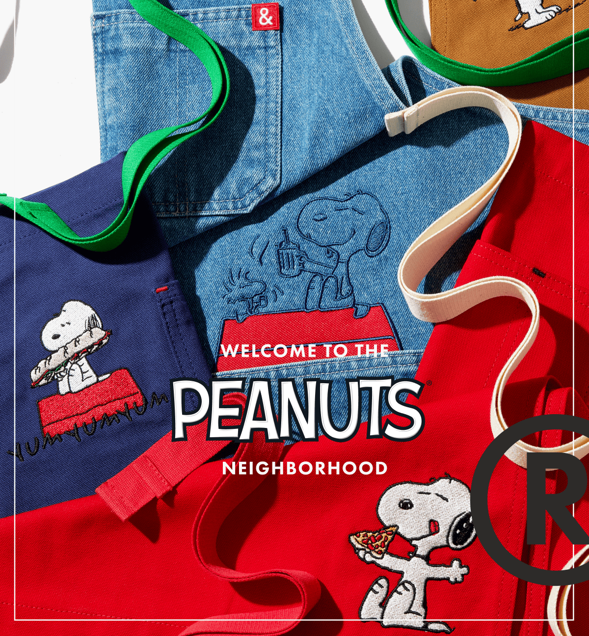 welcome to the PEANUTS neighborhood