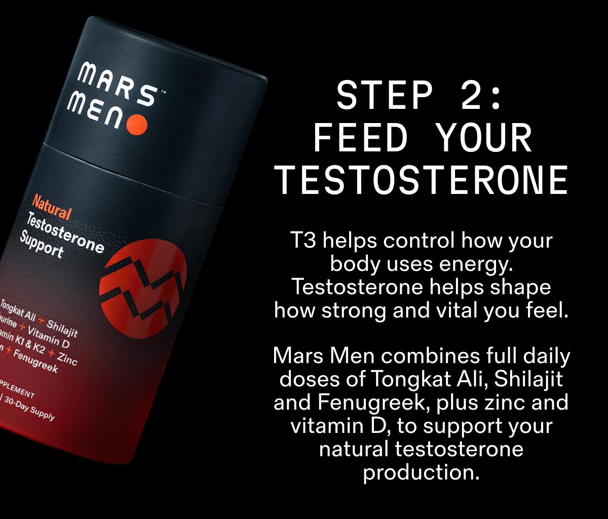 Step 2: Feed Your TESTOSTERONE