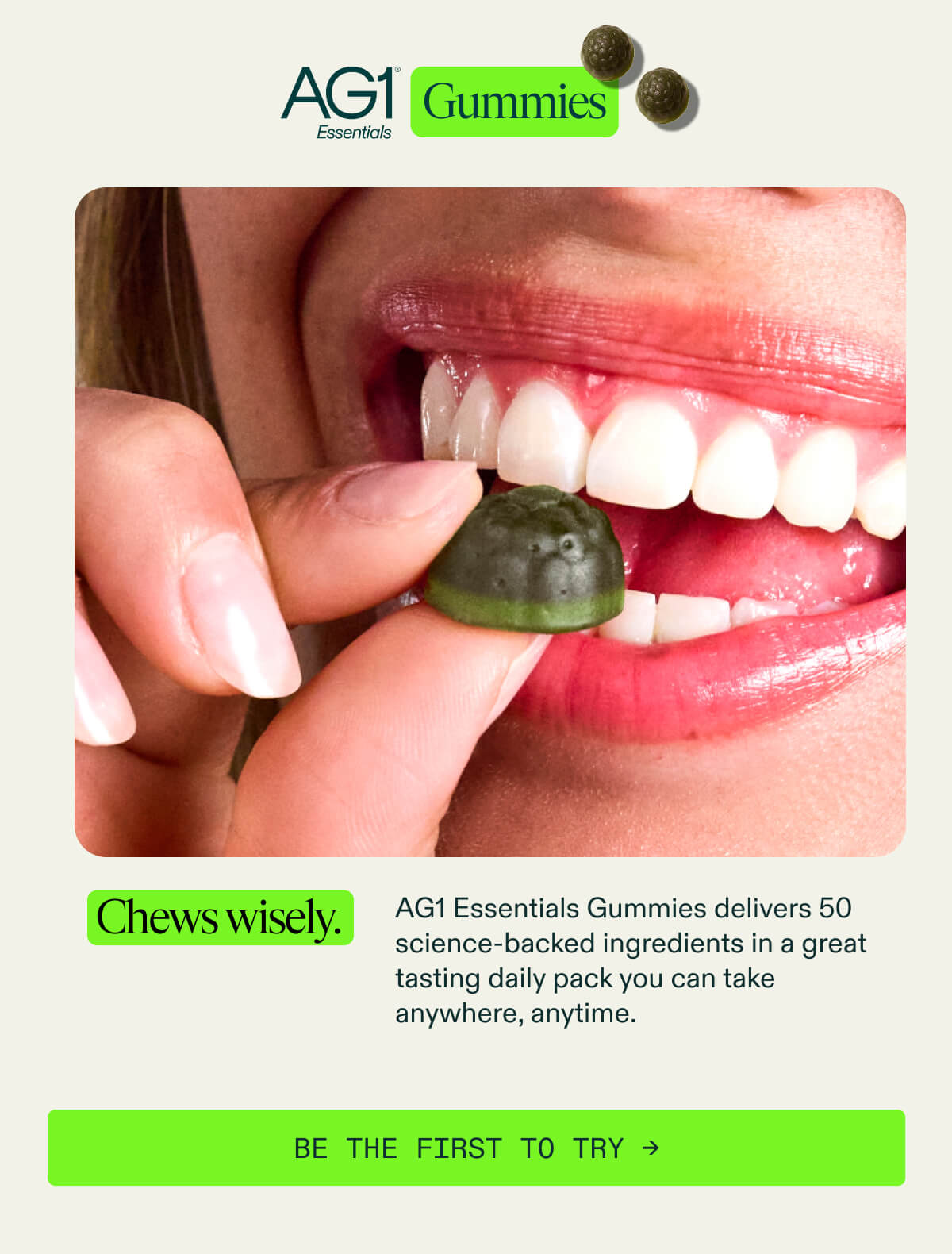AG1 Essentials Gummies - Be the first to try