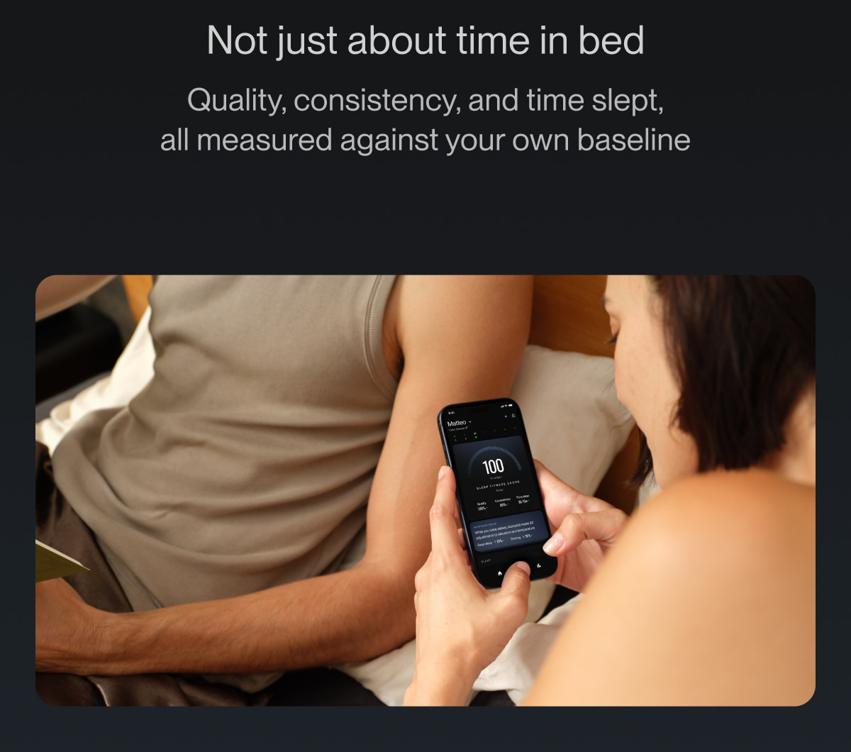 Not just about time in bed