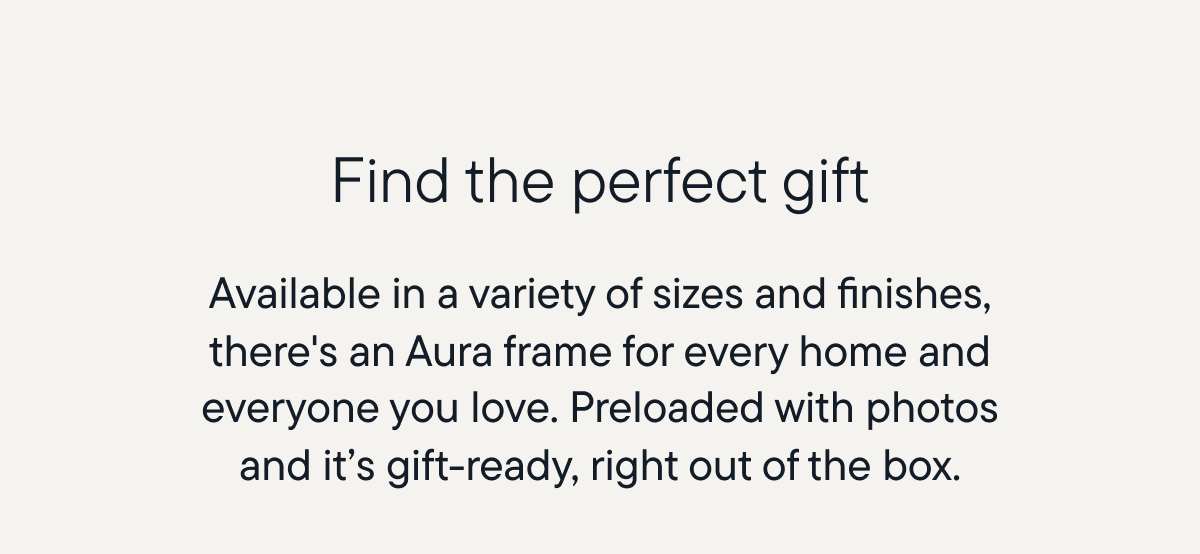 Find the perfect gift