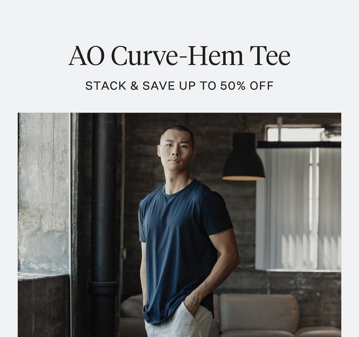 AO Curve-Hem Tee