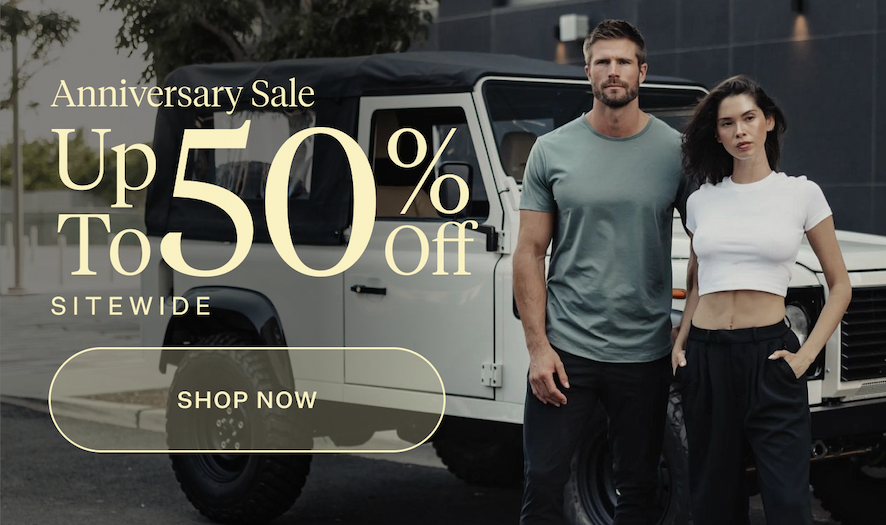 Anniversary Sale Up To 50% Off Sitewide