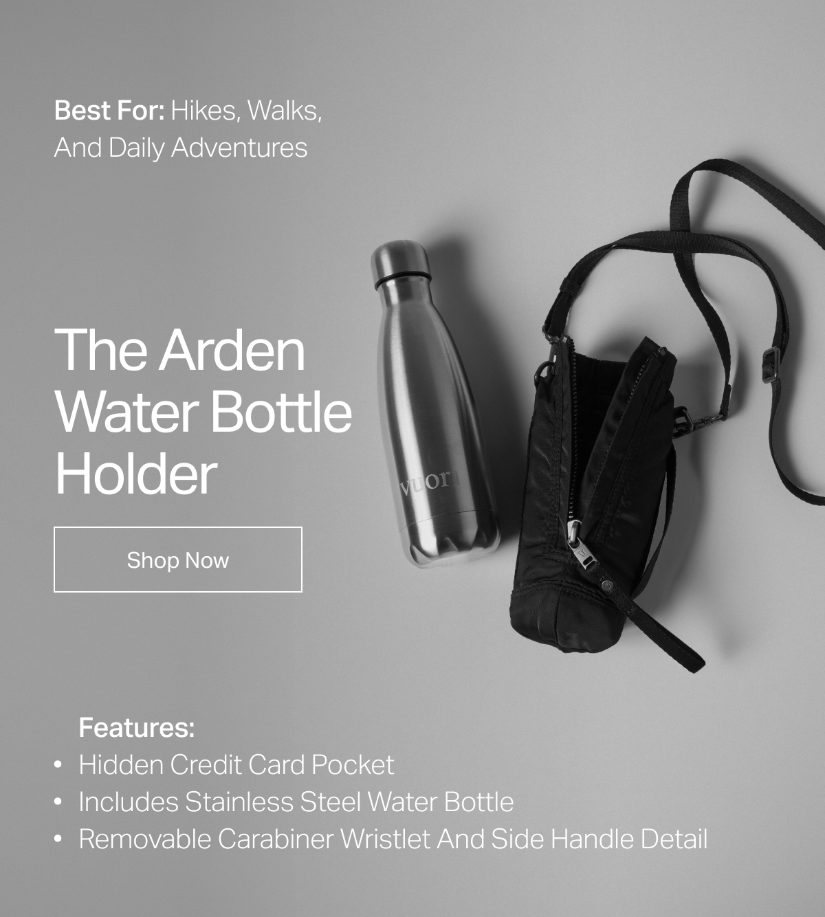 The Arden Water Bottle Holder