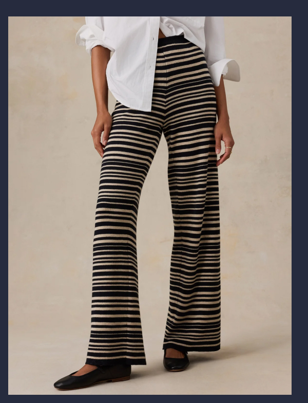Cotton Cashmere Sweater Pant