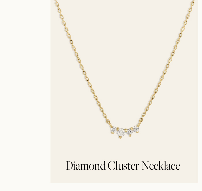 Diamond Cluster Necklace