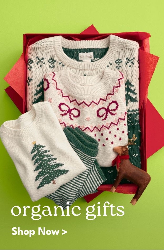 organic gifts | Shop Now >