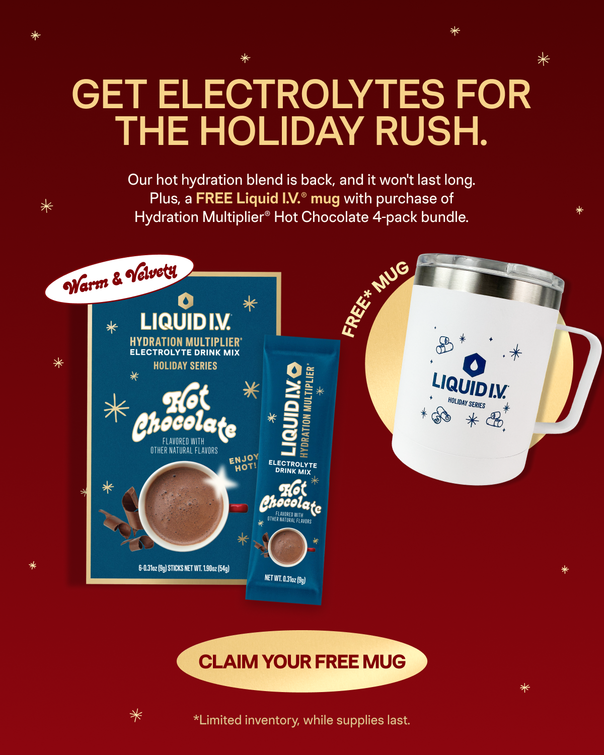 Get Electrolytes for the Holiday Rush