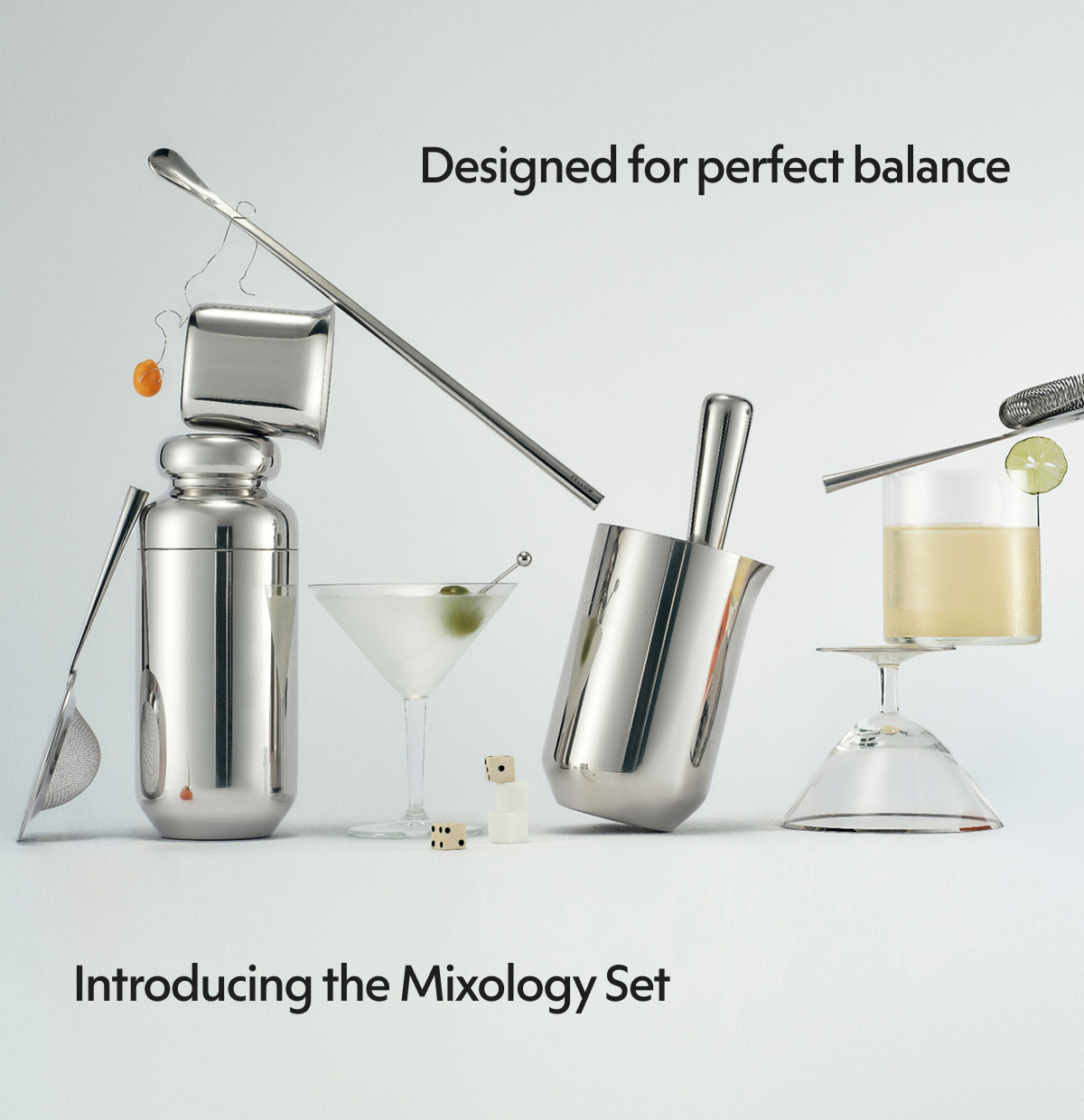 Designed for perfect balance | Introducing the Mixology Set 