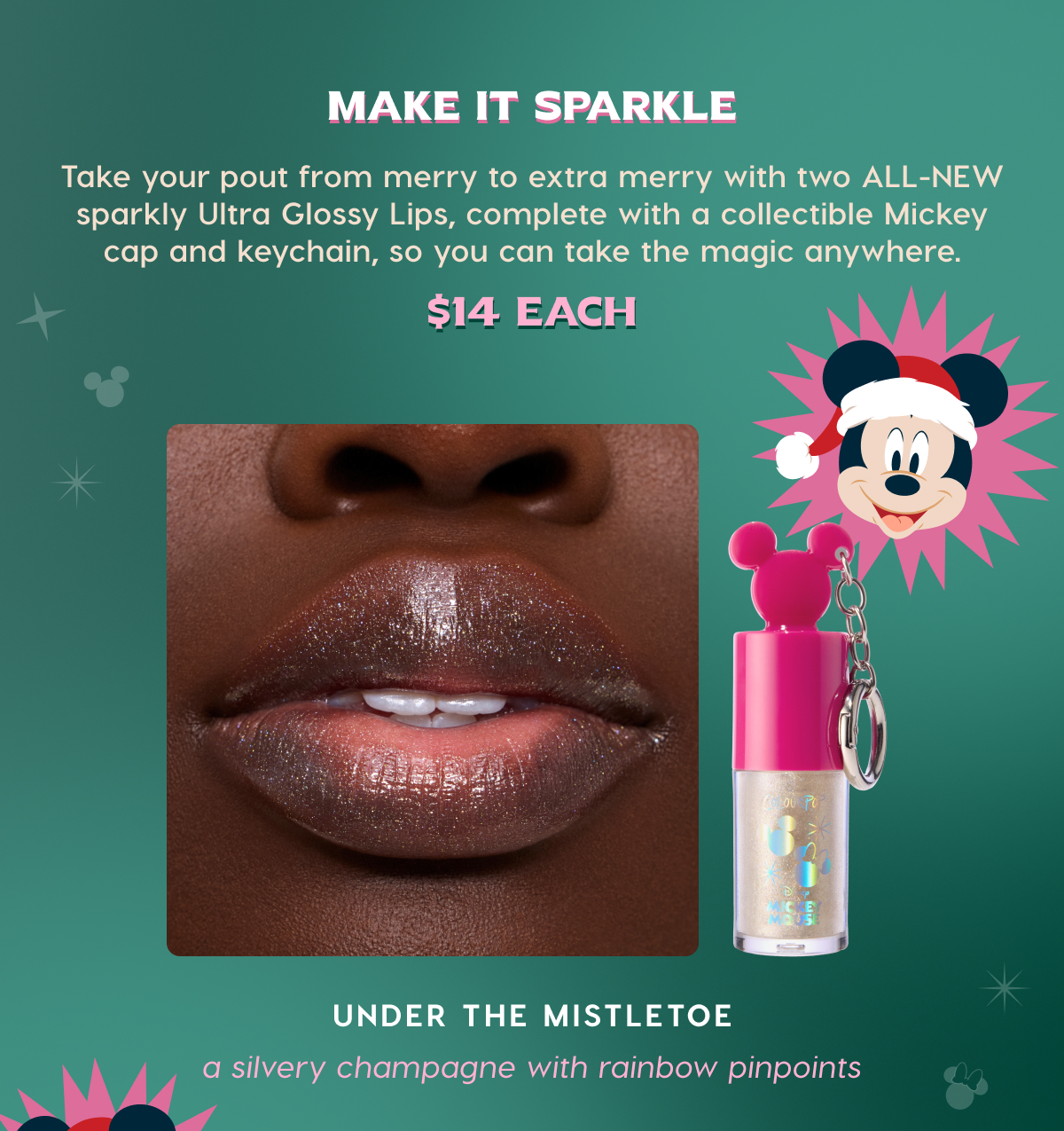 Make it Sparkle with Under the Mistletoe Ultra Glossy Lip