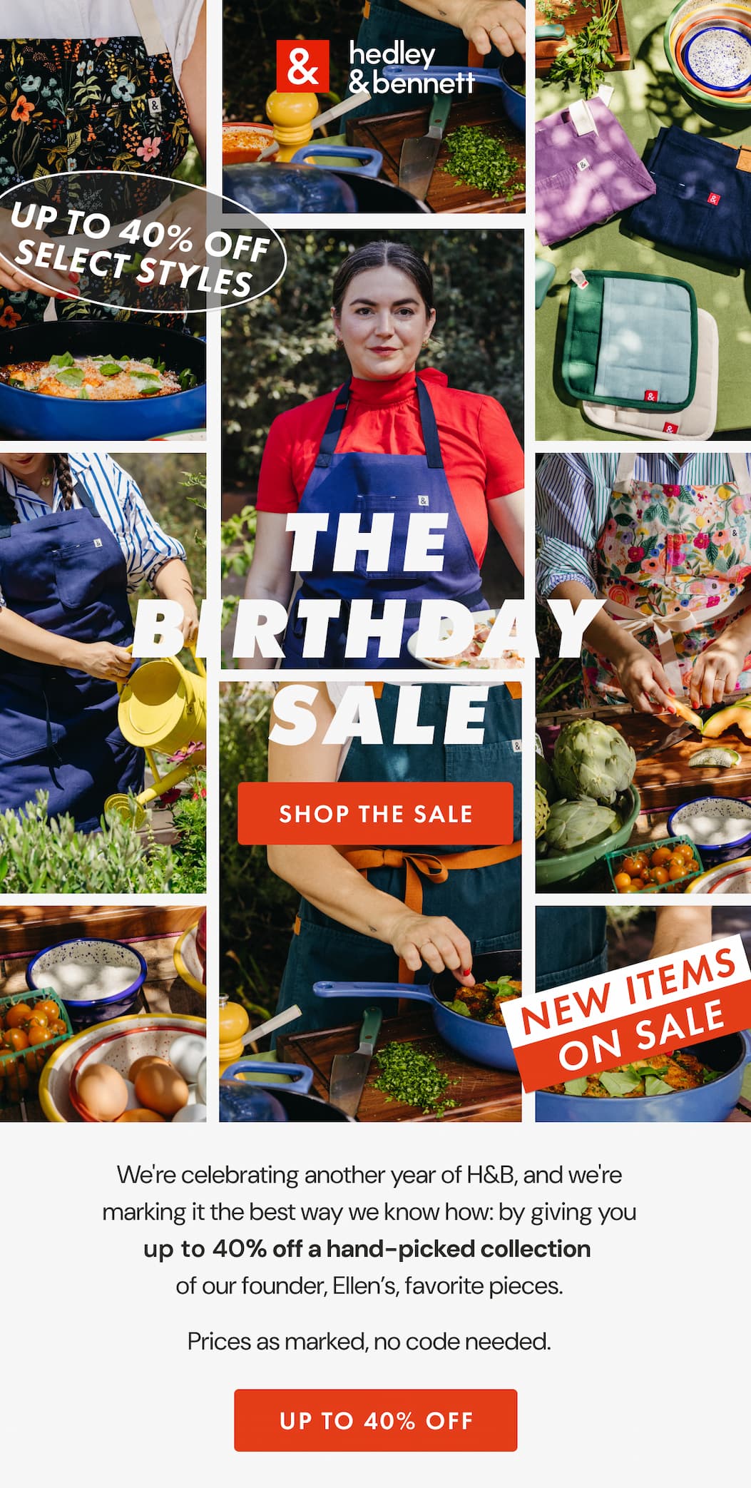 UP TO 40% off select styles | THE BIRTHDAY SALE | shop the sale | new items on sale