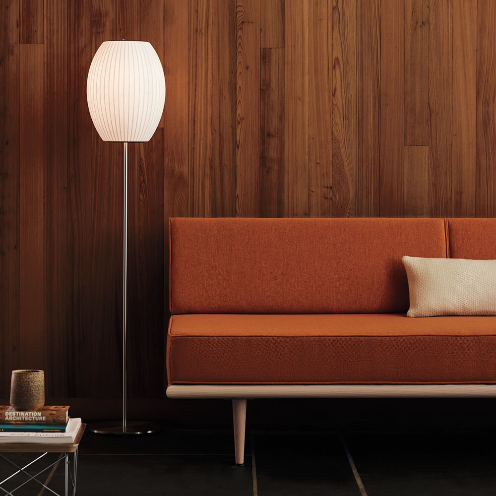 View Nelson Cigar Lotus Floor Lamp