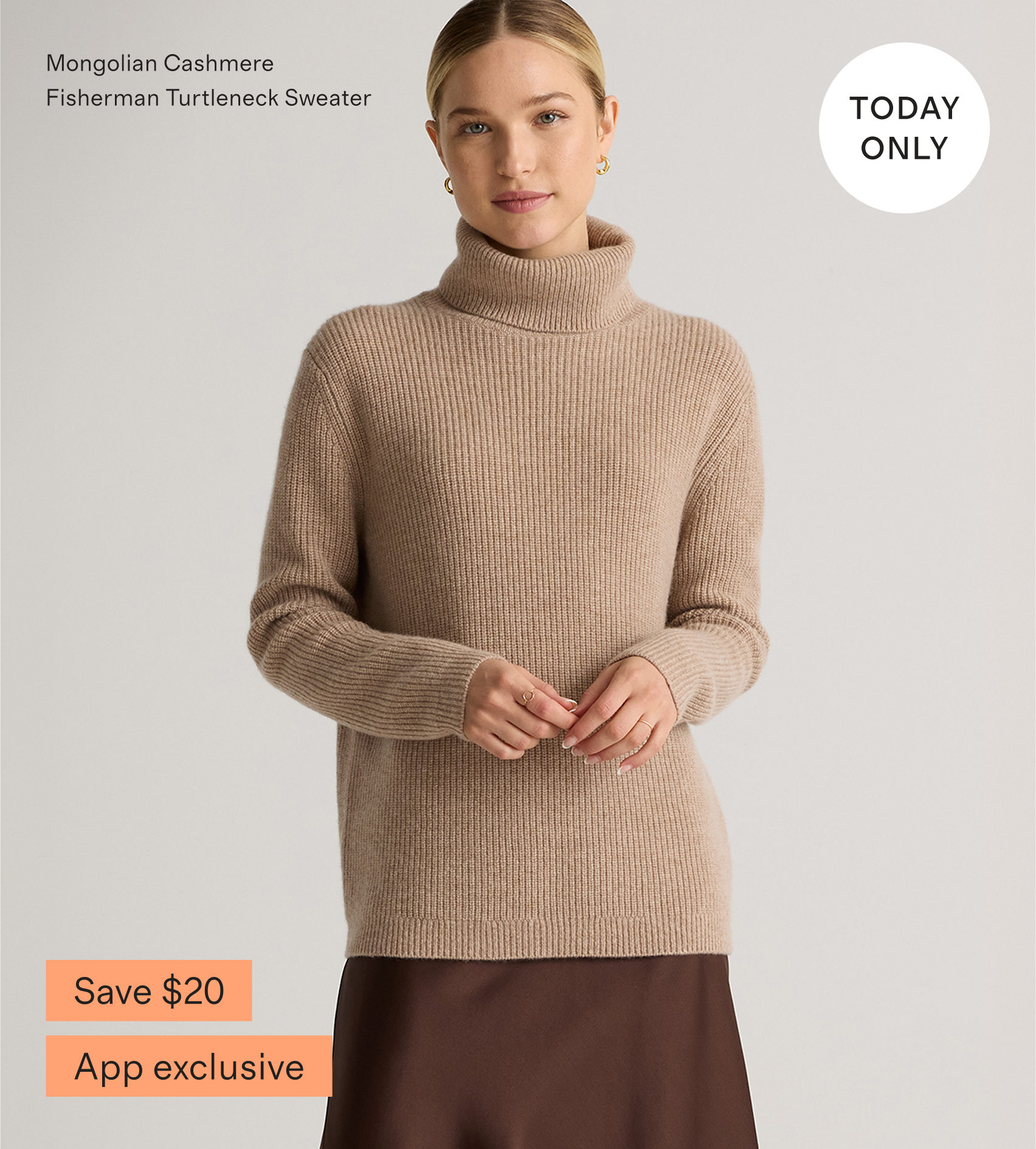 Mongolian Cashmere Oversized Boyfriend Cardigan