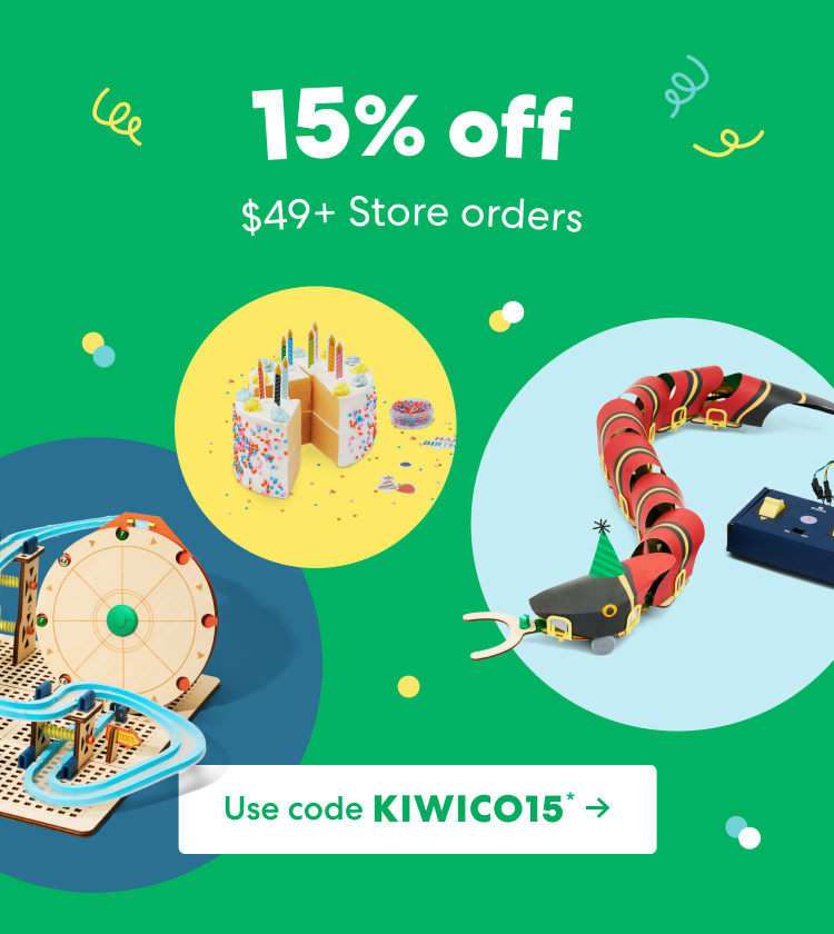 15% off individual crate orders $49 or more. Use code KIWICO15 ->