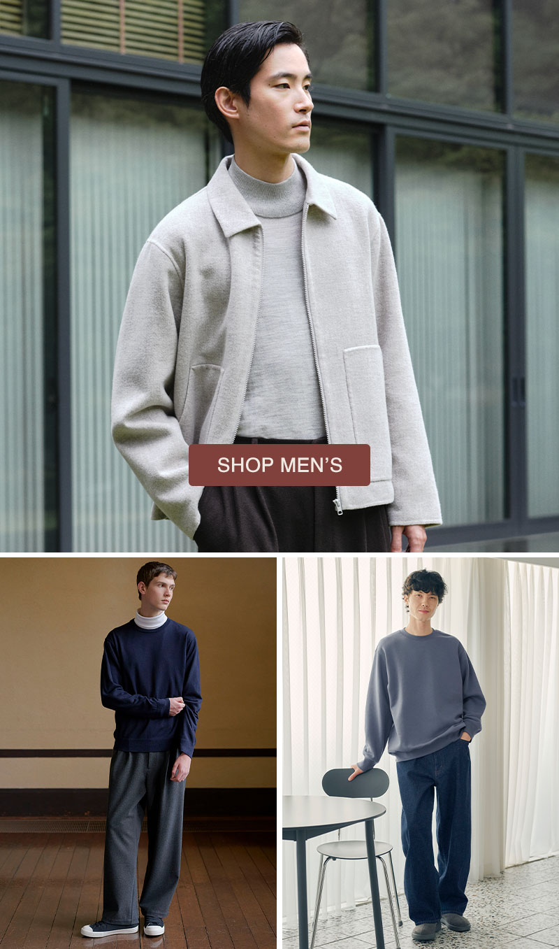 Shop Men's Apparel 20% Off Online Only!