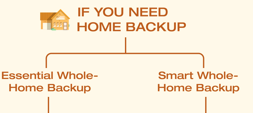 What's your backup style? 🏠 IF YOU NEED HOME BACKUP