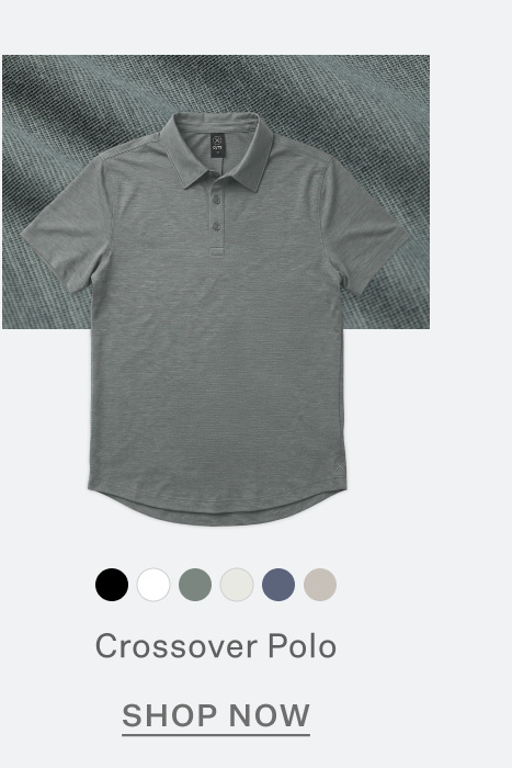 Crossover Polo | Sage | Shop Now