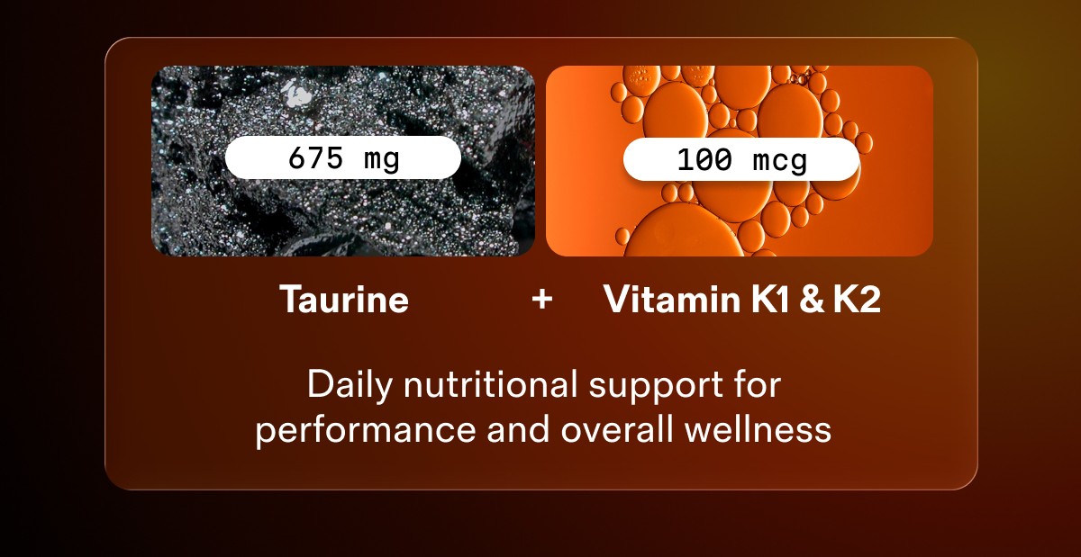 Daily nutritional support for performance and overall wellness