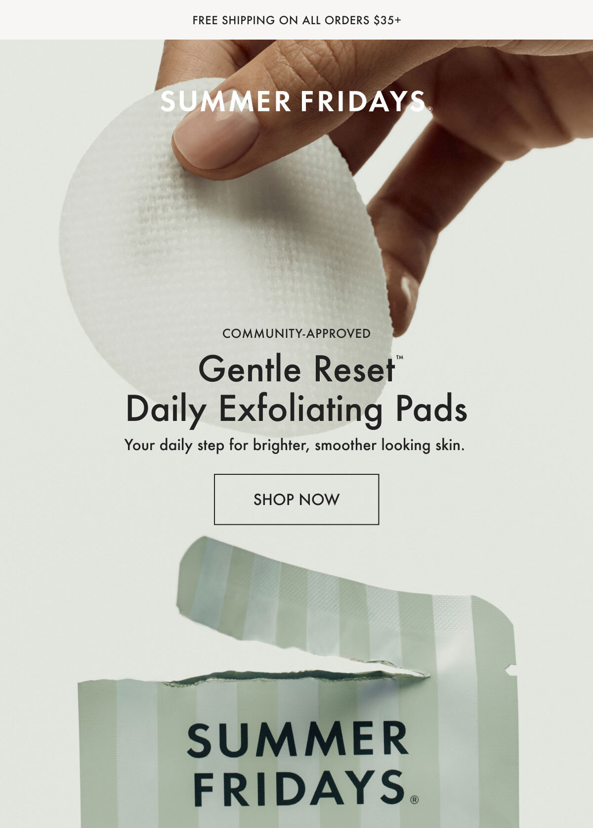 Gentle Reset&trade; Daily Exfoliating Pads | Shop Now