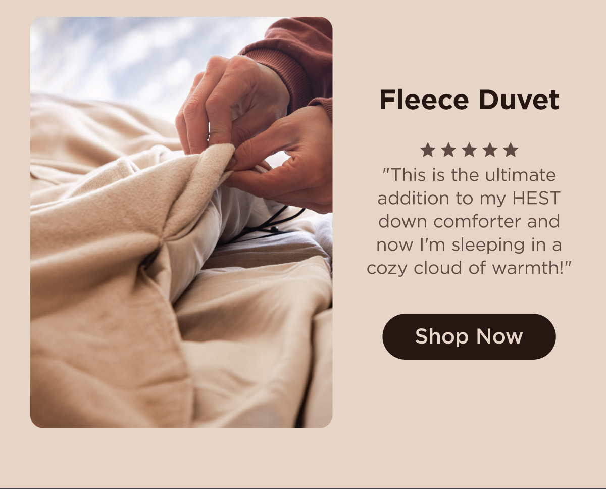 Shop Fleece Duvet