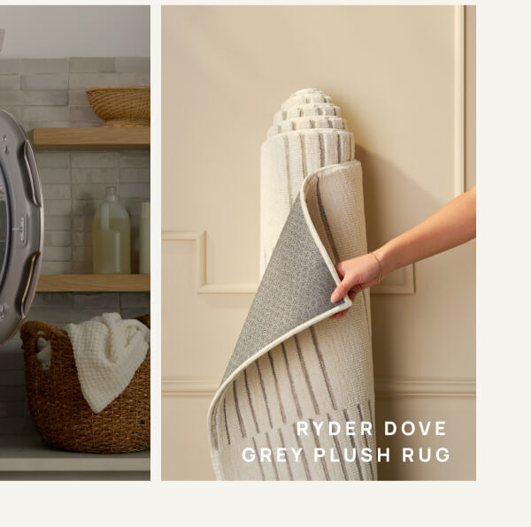 Ryder Dove Grey Plush Rug | Save 10%