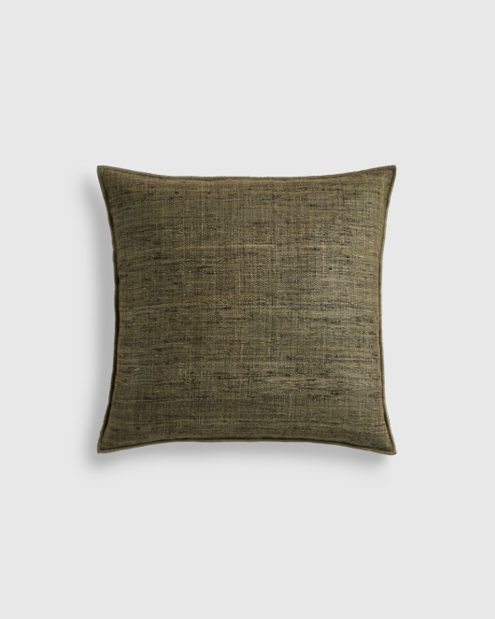 Raw Silk Textured Pillow Cover