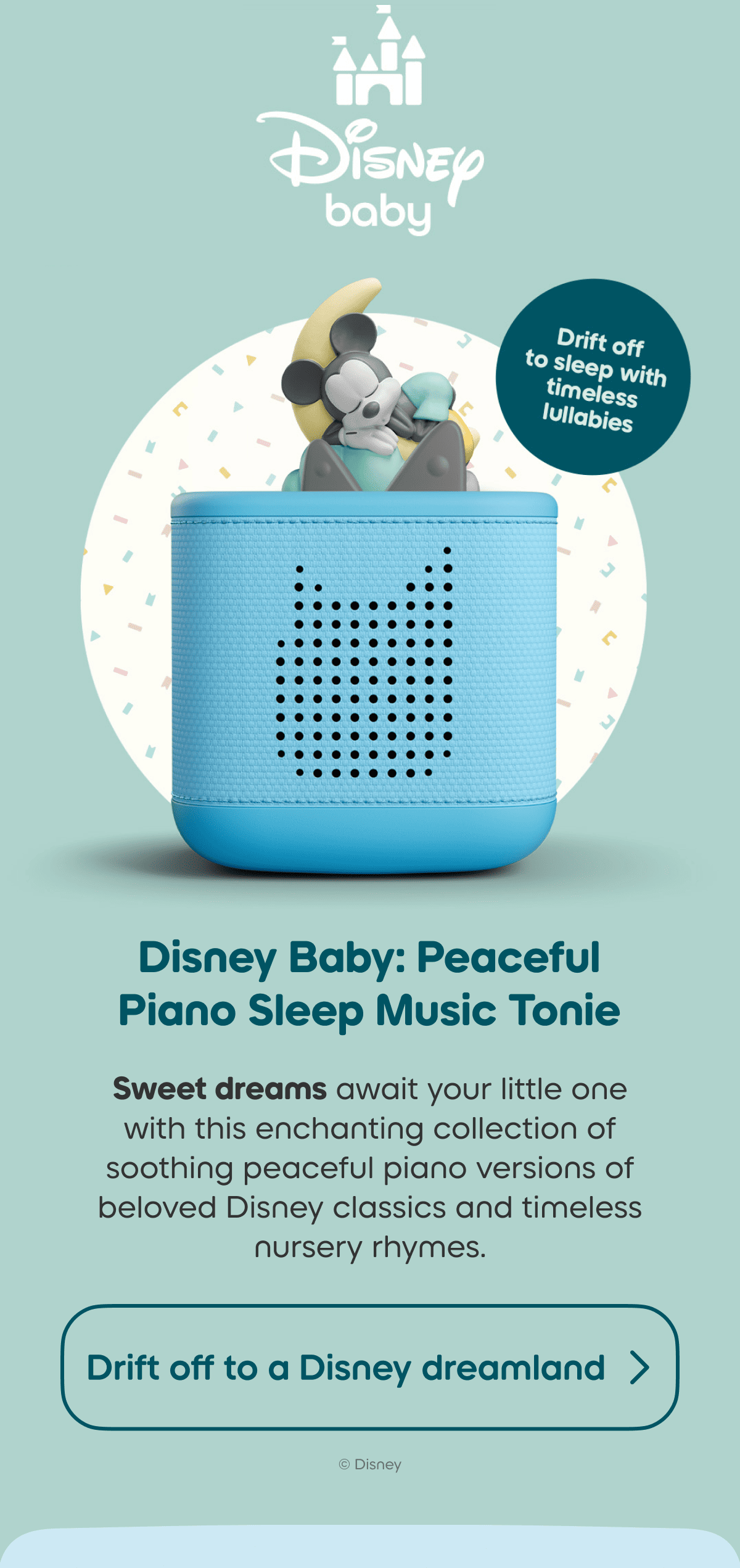 Disney Baby: Peaceful Piano Sleep Music Tonie
