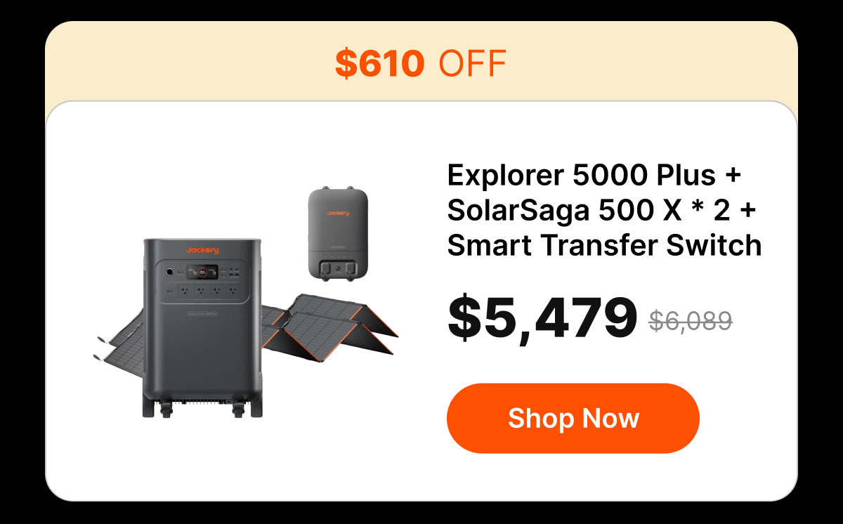 Explorer 2000Plus Kit (6kWh) +SolarSaga 200W * 2