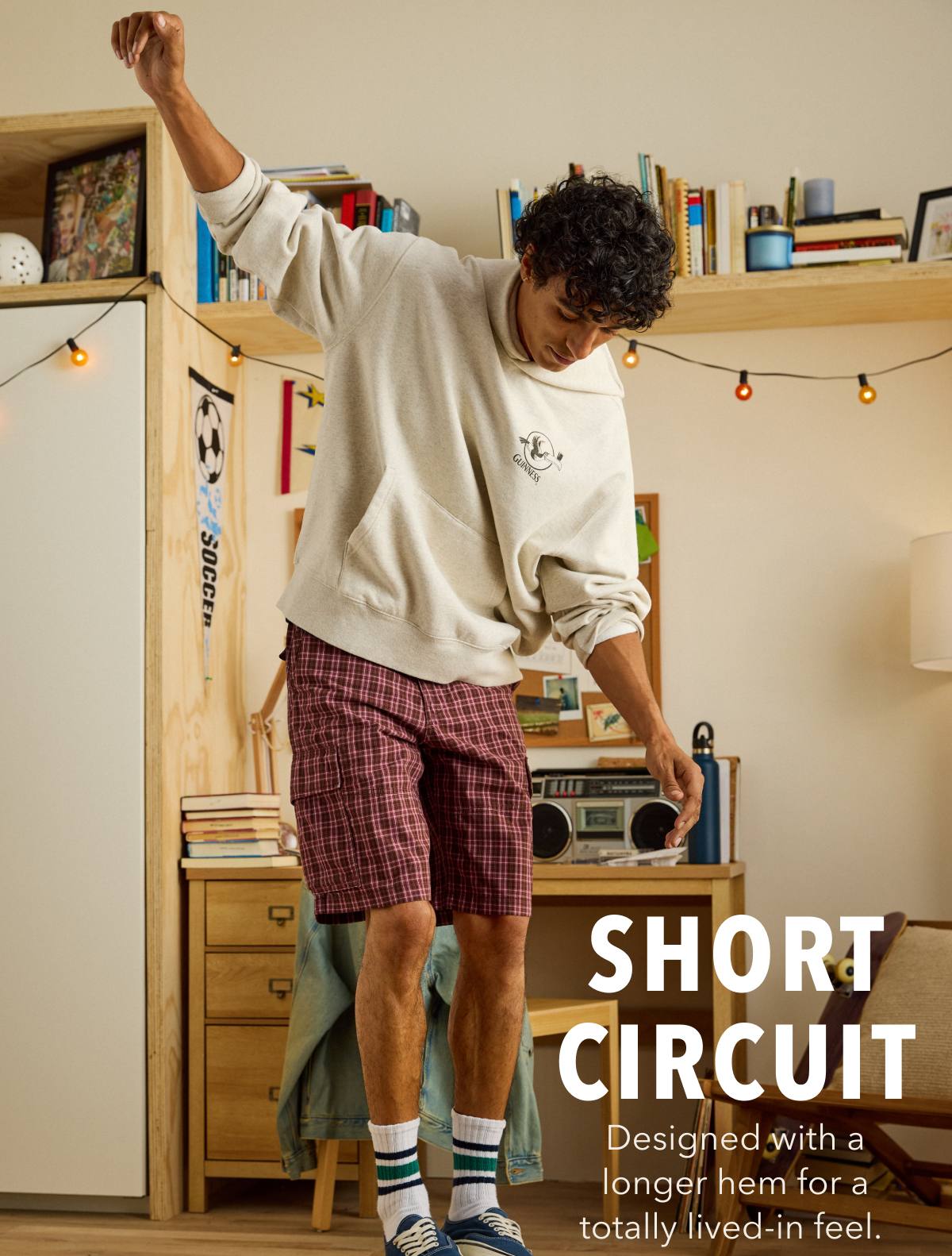 Short Circuit | Designed with a longer hem for a totally lived-in feel.