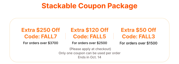 Stackable Coupon Package