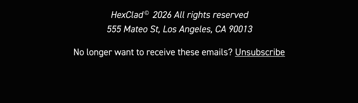 Hexclad &copy;️ 2025 All rights reserved No longer want to receive these emails? Unsubscribe