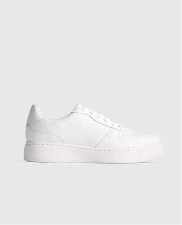 Full-Grain Leather Comfort Court Sneaker