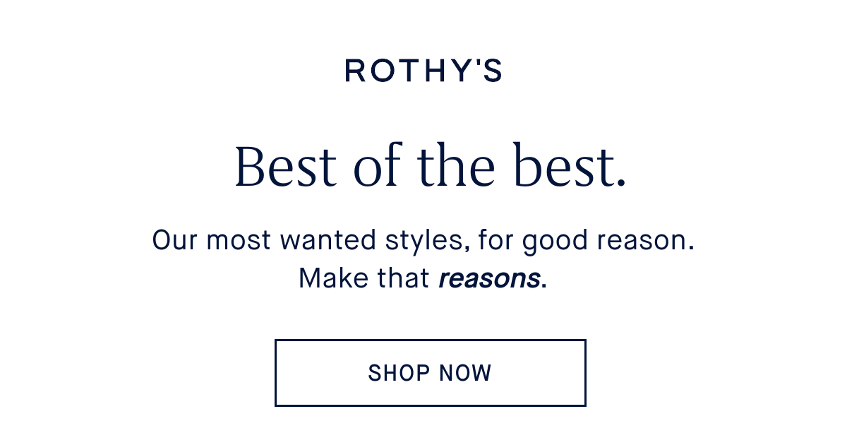 Best of the best. SHOP NOW