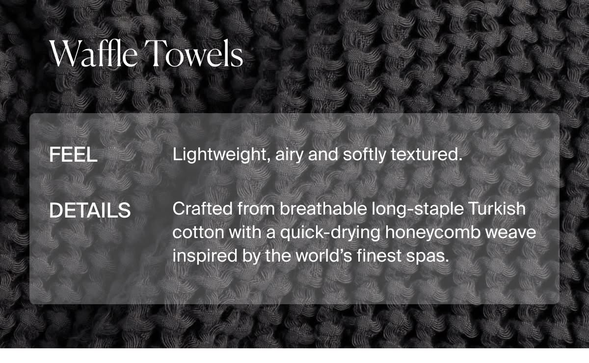 waffle towels