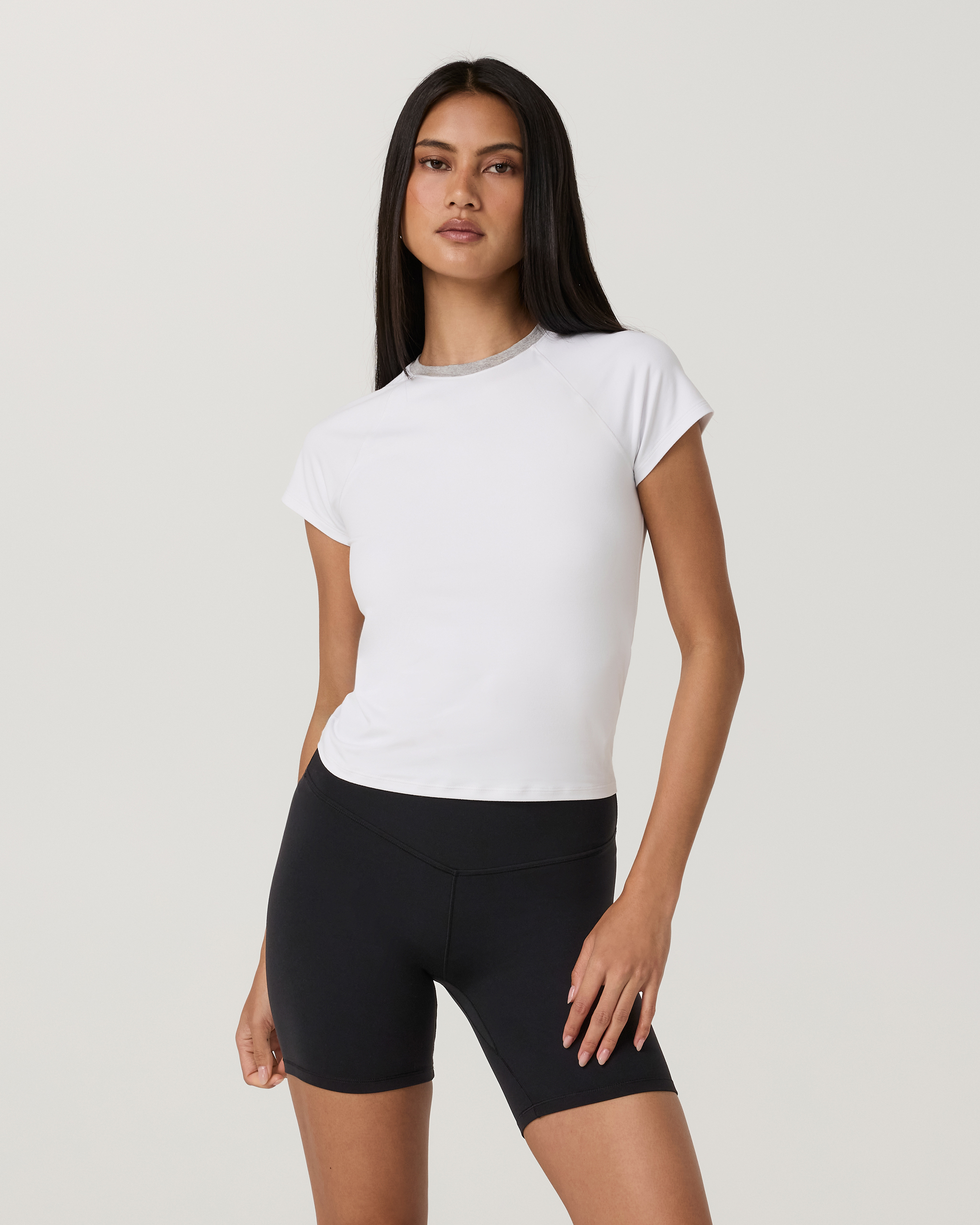 Image of Short Sleeve Halo Retro Tee | White