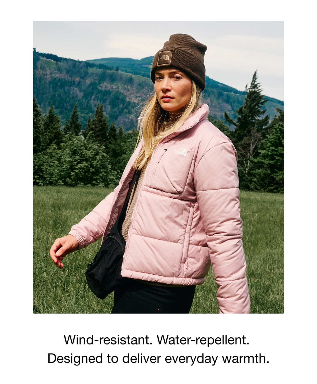Wind-resistant. Water-repellent. Designed to deliver everyday warmth.