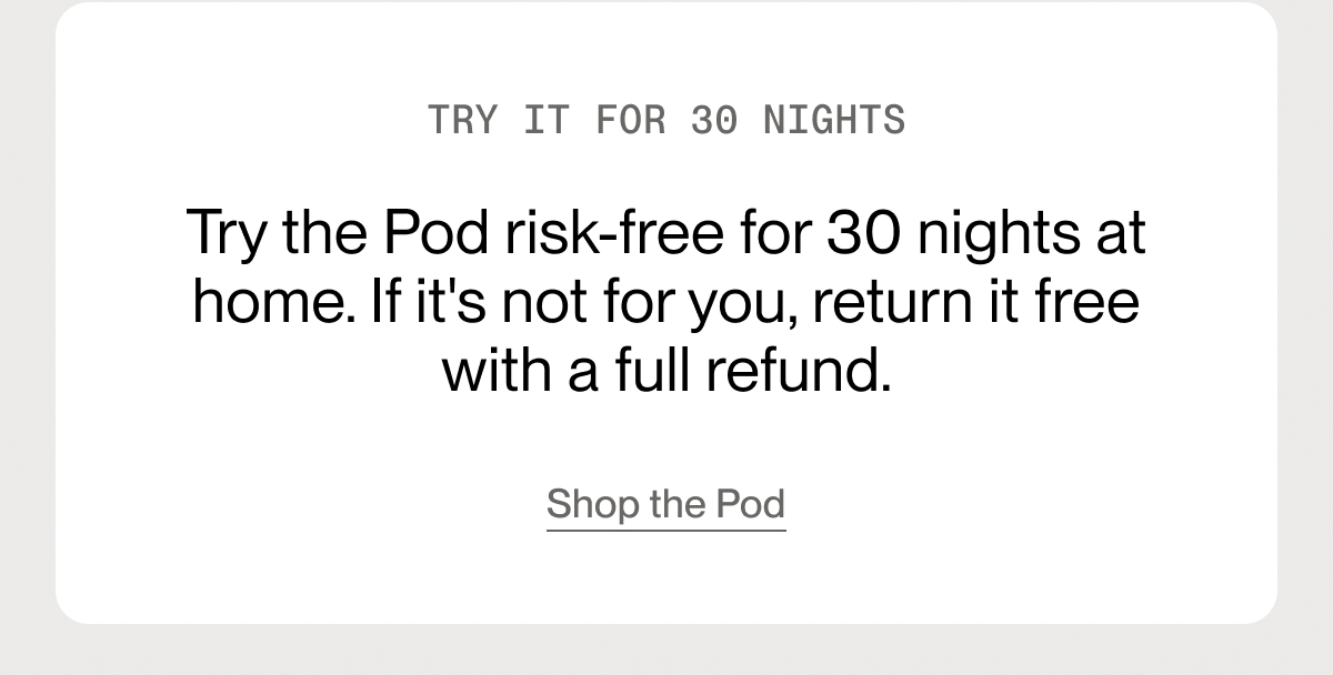 Try it for 30 nights