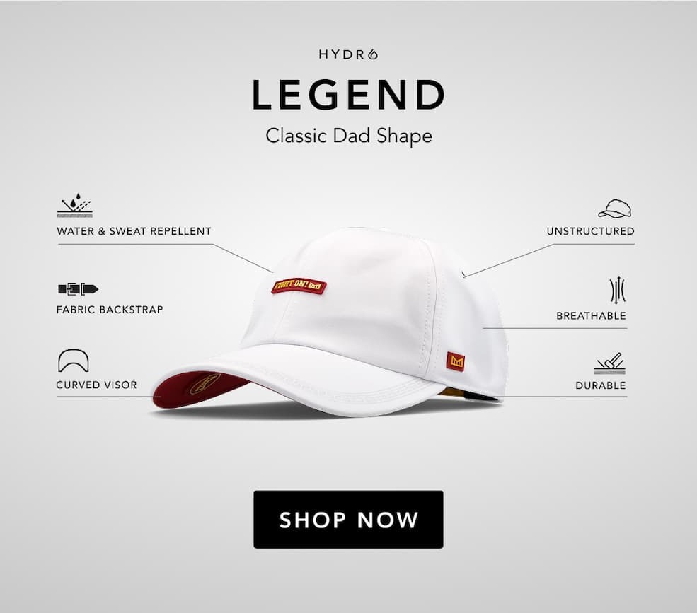 Available in Legend, our classic Dad Shape
