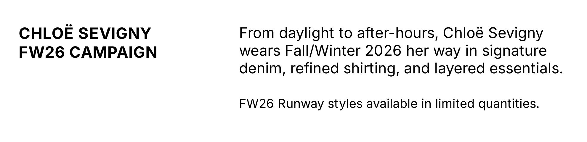 Shop FW26 Collection