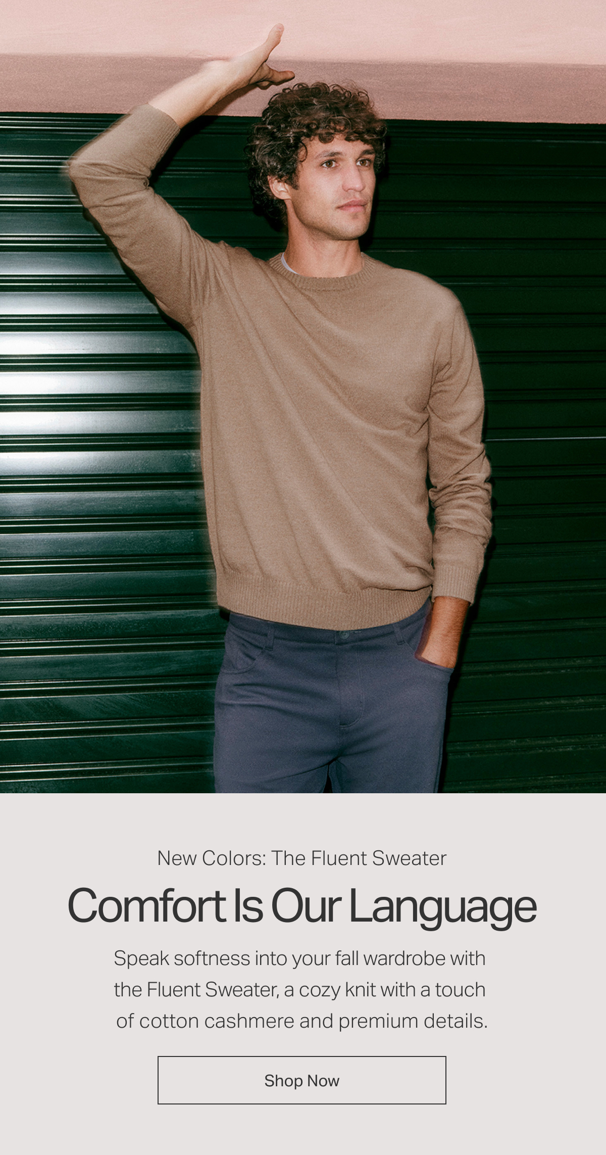 New Colors: The Fluent Sweater