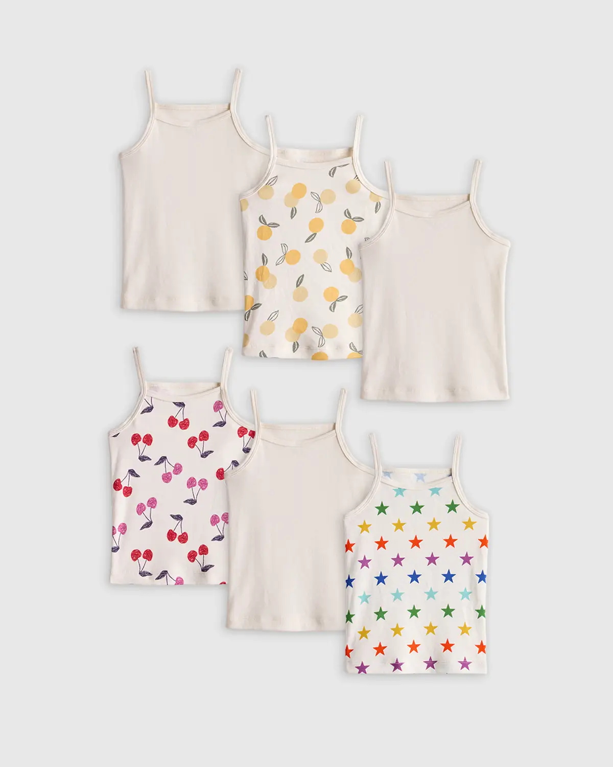 100% Organic Cotton Cami 6-Pack