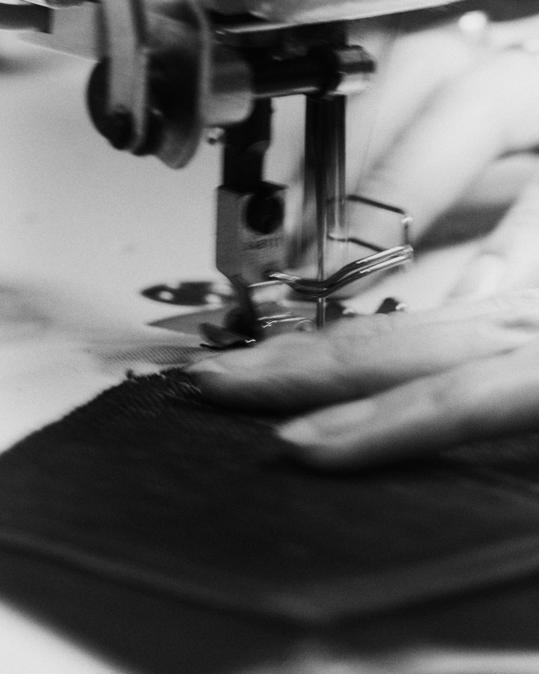 Image of Super Zero&reg; Selvedge parts of jeans, ready to be sewn together.