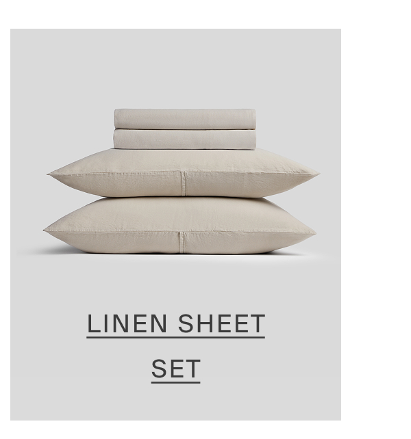 linen sheet set