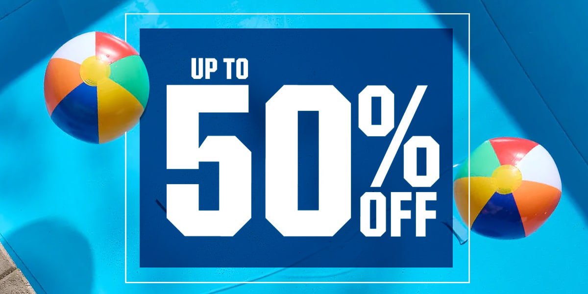 Up to 50% Off.