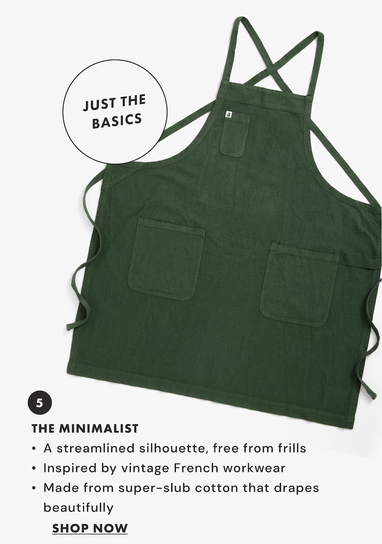 The MINIMALIST | A streamlined silhouette, free from frills Inspired by vintage French workwear Made from super-slub cotton that drapes beautifully | SHOP NOW | FOR THE  MAKERS