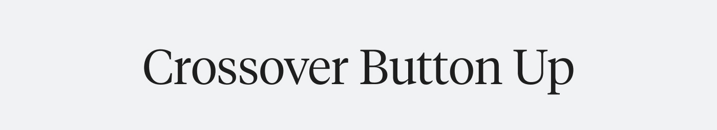 Crossover Button Up