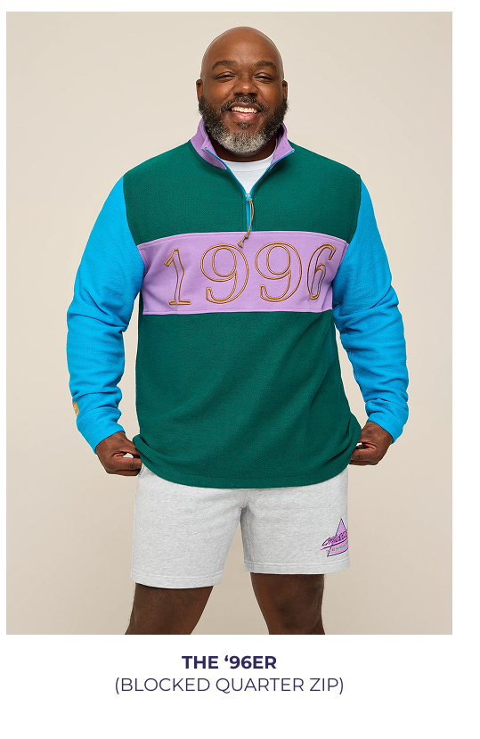 Blocked Quarter Zip: The '96er