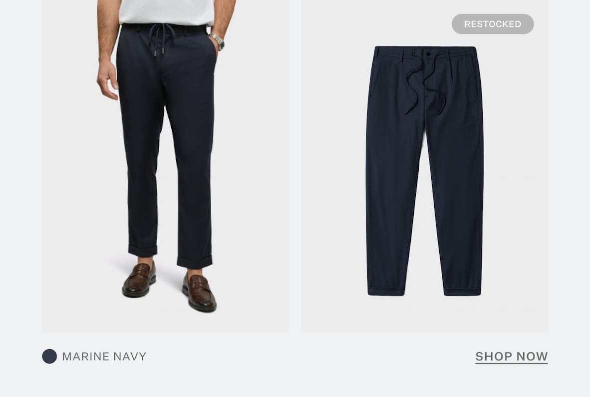 SoHo Trouser - Marine Navy