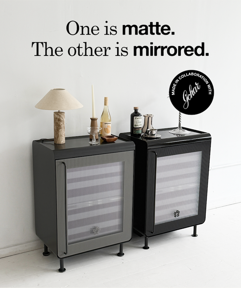 One is matte. one is mirrored. 